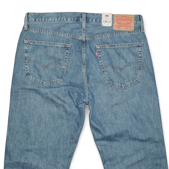 Levis 559 Men's Size 36x36 Jeans Relaxed Fit Straight Leg Medium Wash Denim NWT - Picture 9 of 13